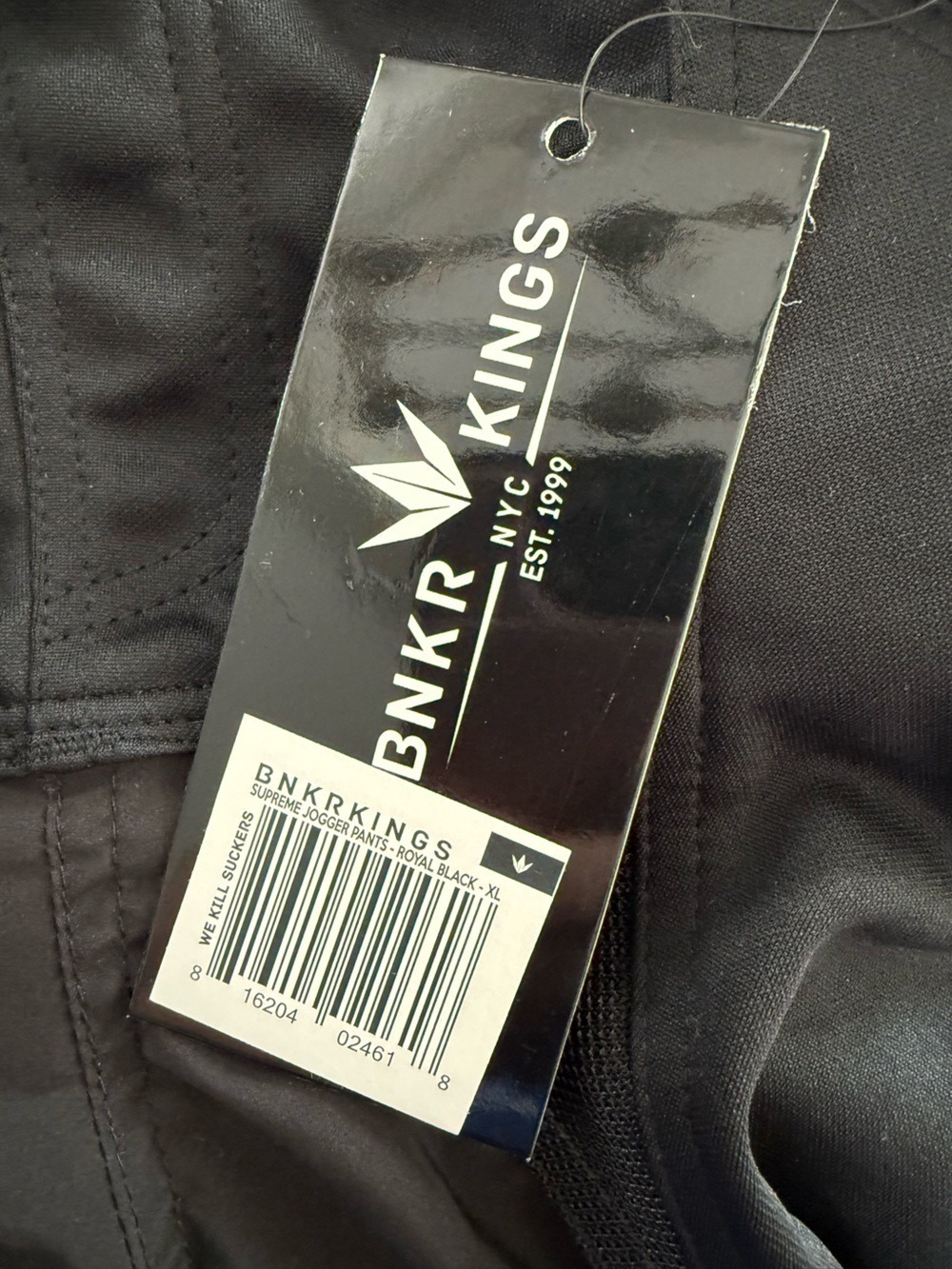 Bunkerkings Black Supreme Jogger Paintball Pants NWT Size XL - Picture 7 of 7
